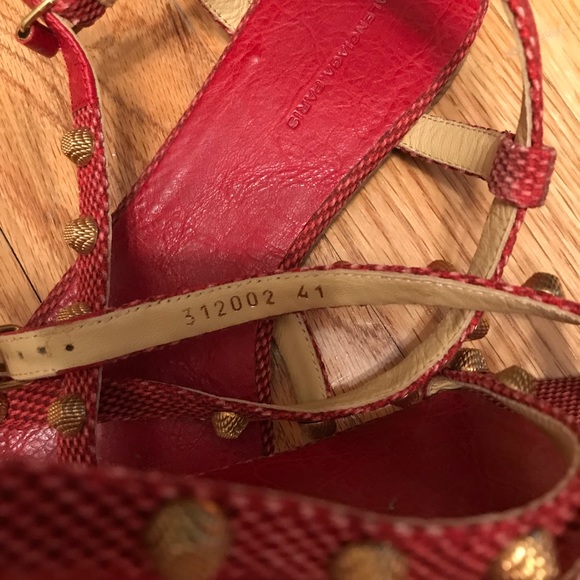 BALENCIAGA Sandals Sz 41 - Picture 5 of 5